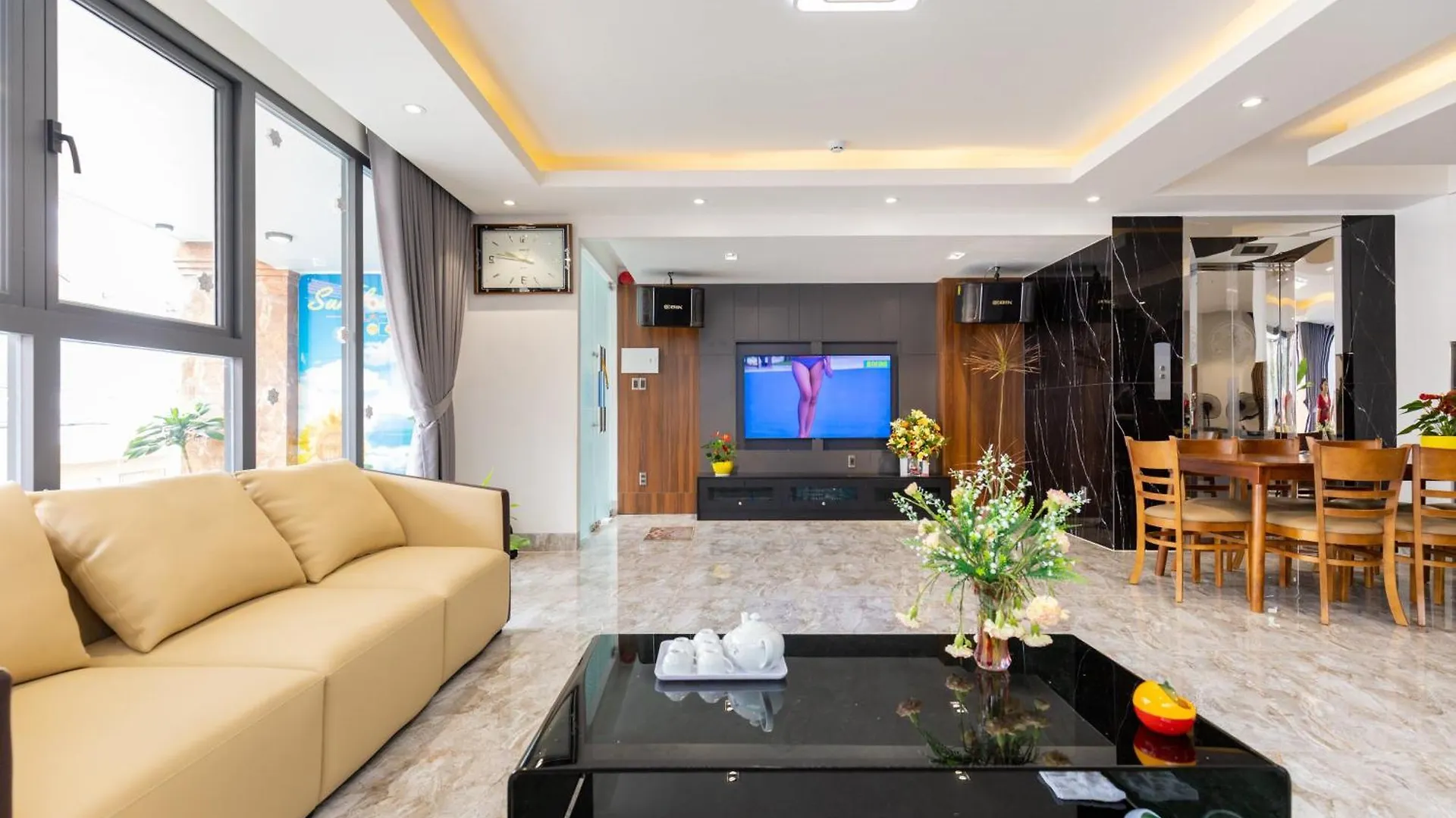 Sunflower Villa - Free Bida - Phong Karaoke - Co Thang May - 10 Phong Ngu - Gan Bien Vung Tau